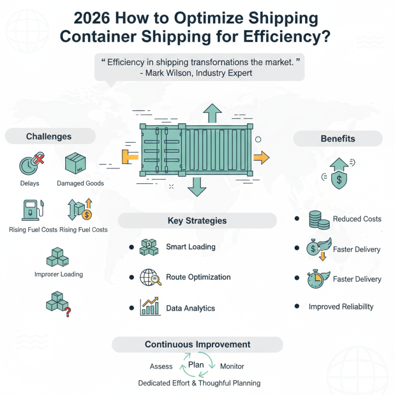 2026 How to Optimize Shipping Container Shipping for Efficiency?