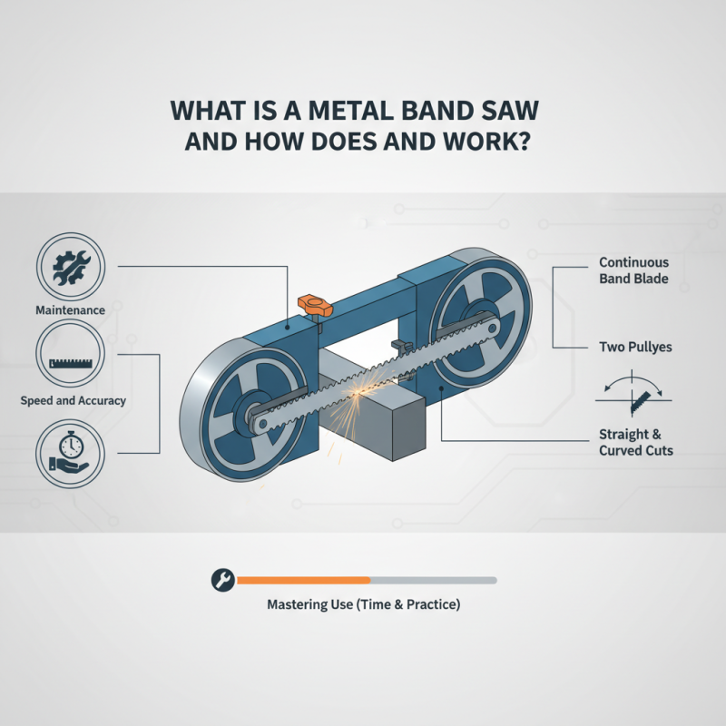 What is a metal band saw and how does it work?