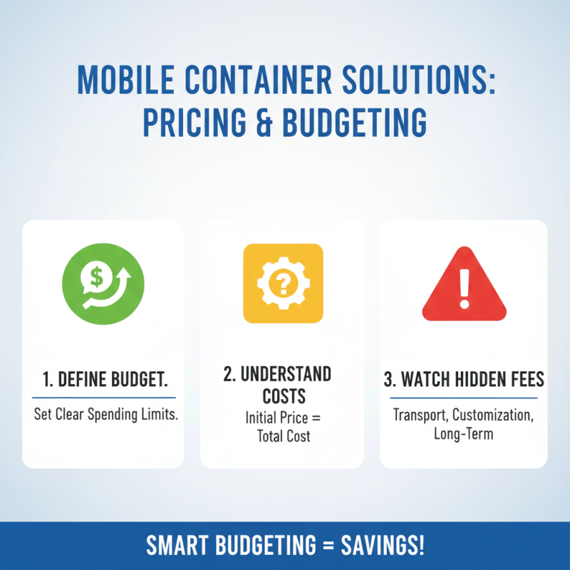 Top 10 Tips for Choosing Mobile Container Solutions for Your Business?