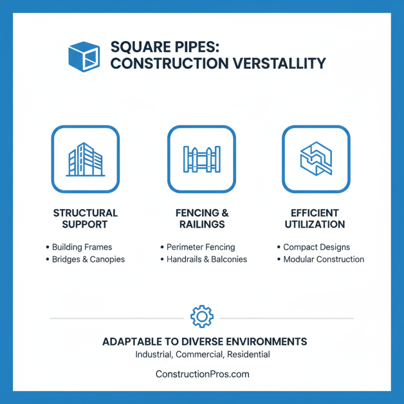 Top 10 Advantages of Using Square Pipe in Construction Projects?