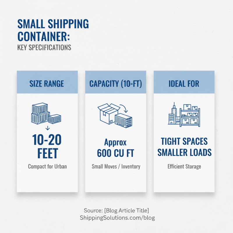2026 Best Small Shipping Container Options for Your Needs?