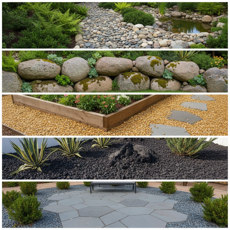 Top 5 Landscaping Rock Options for Your Garden Design?