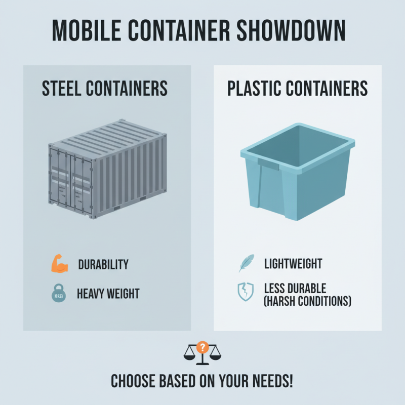 Top 10 Tips for Choosing Mobile Container Solutions for Your Business?