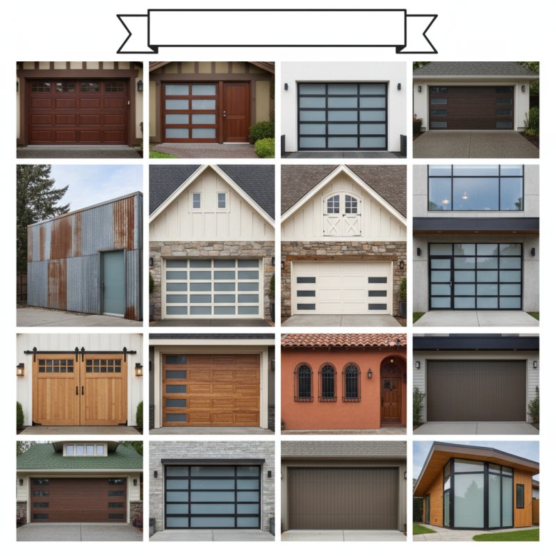 Top 10 Garage Door with Door Options for Your Home Design Ideas?
