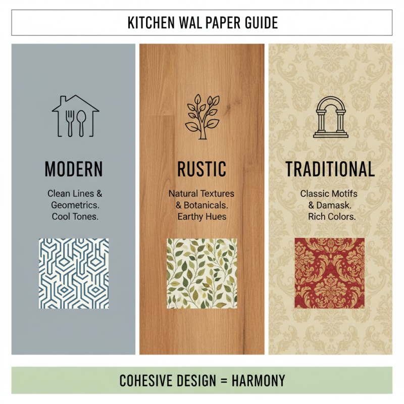 How to Choose the Best Kitchen Furniture and Wallpaper?