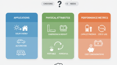 2026 How to Choose the Right 12v Battery Pack for Your Needs?