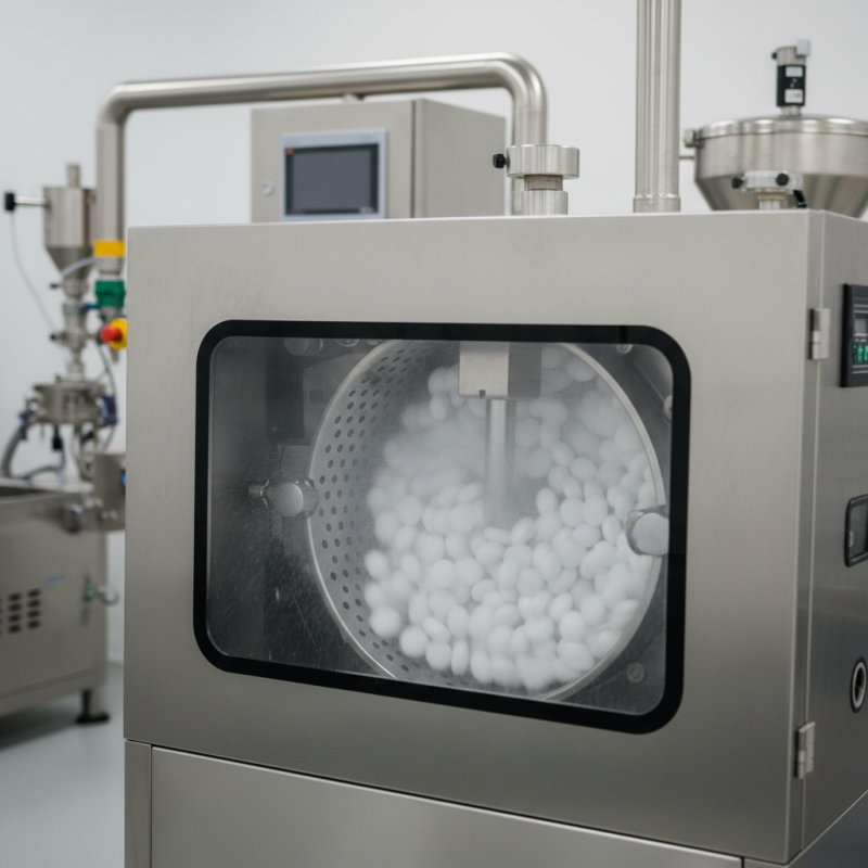 What is a pharmaceutical coating machine and how does it work?