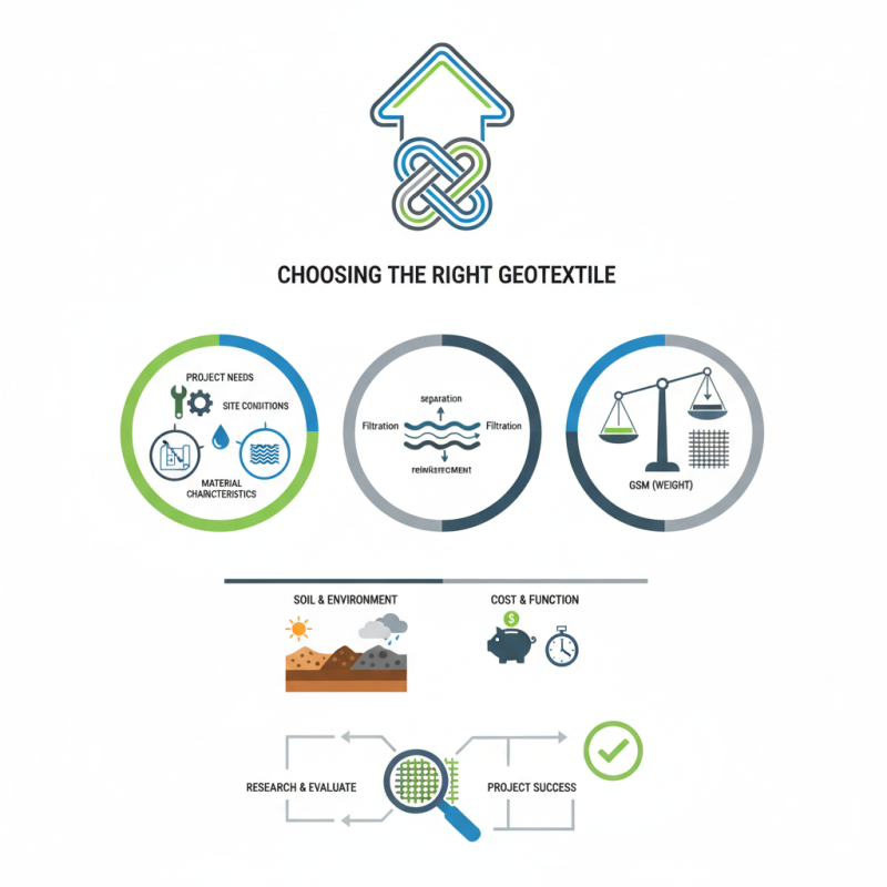 How to Choose the Right GSM Geotextile for Your Project?