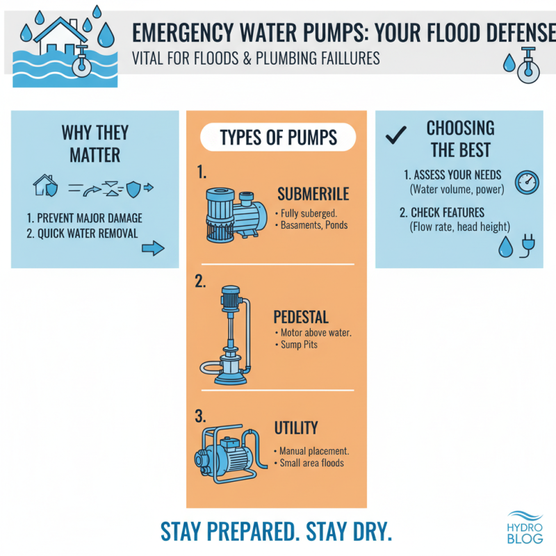 Top 10 Emergency Water Pumps You Need to Know?
