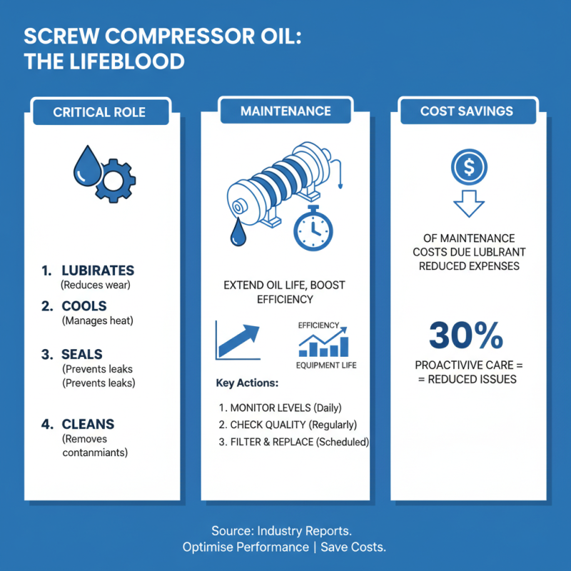 2026 Top Screw Compressor Oil Options for Optimal Performance?