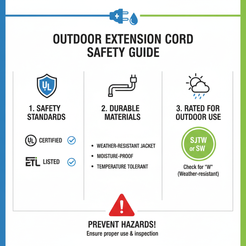 How to Choose the Best Outdoor Extension Cord for Your Needs in 2026?
