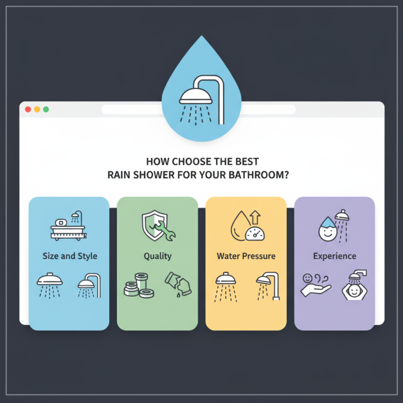 How to Choose the Best Rain Shower for Your Bathroom?