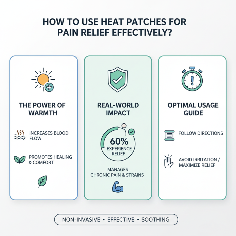 How to Use Heat Patches for Pain Relief Effectively?