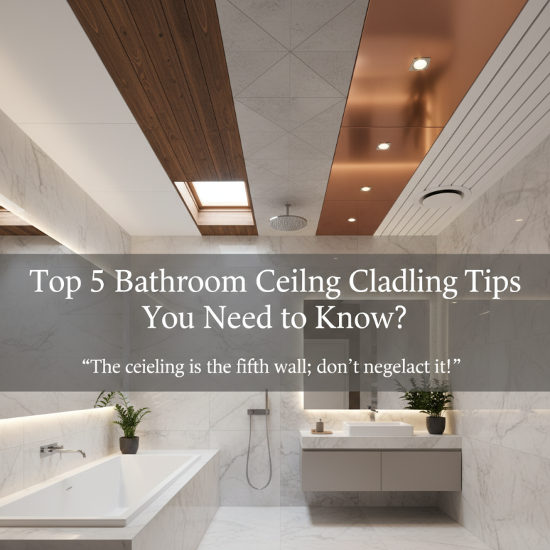 Top 5 Bathroom Ceiling Cladding Tips You Need to Know?