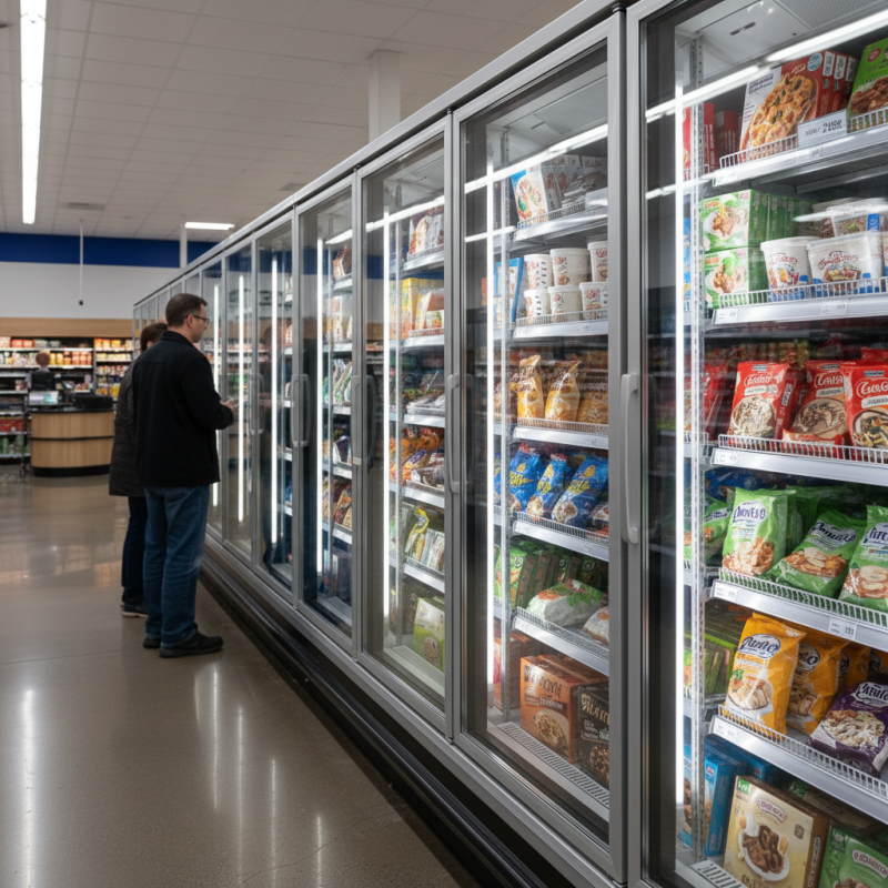 What is a Glass Door Freezer and How Does It Work?