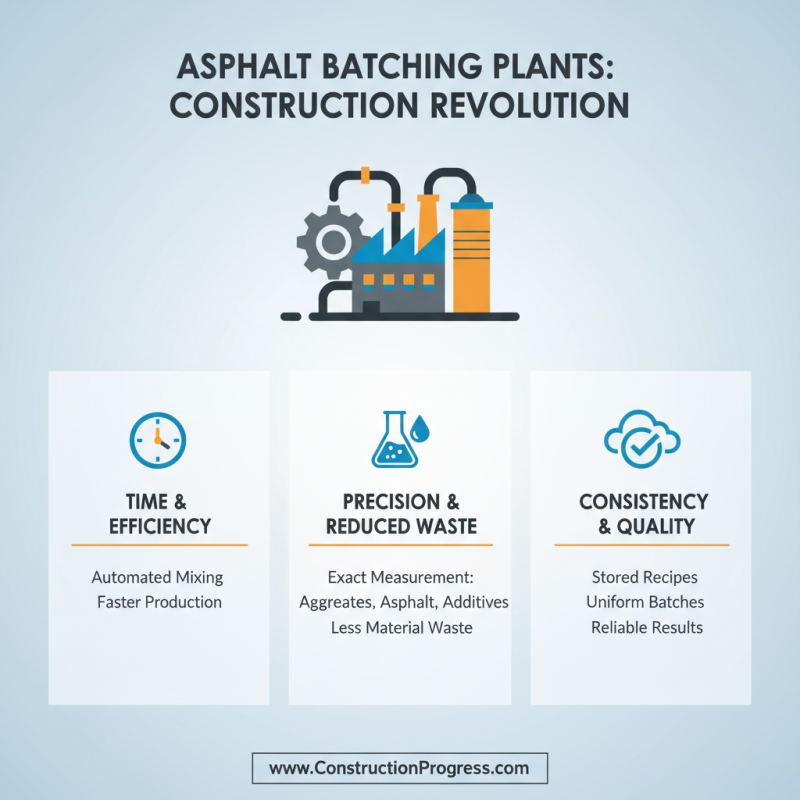 Top 10 Benefits of Using an Asphalt Batching Plant?
