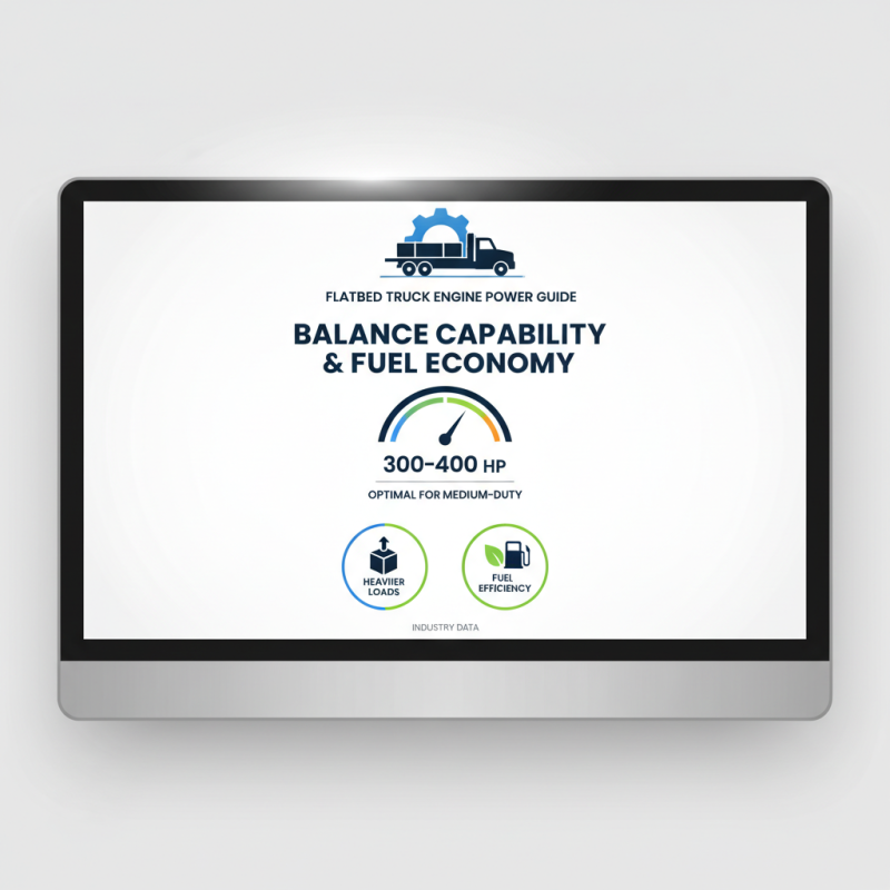 How to Choose the Right Flatbed Truck for Your Business Needs?