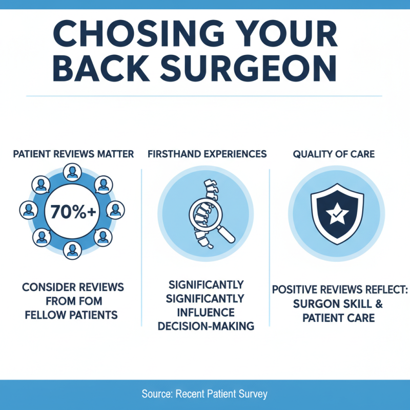 How to Choose the Right Back Surgeons for Your Spinal Health Needs?