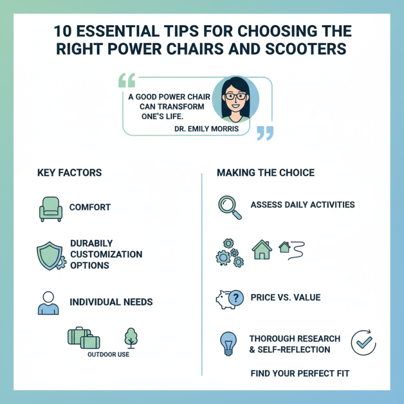 10 Essential Tips for Choosing the Right Power Chairs and Scooters