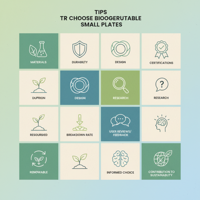 Top 10 Tips for Choosing Biodegradable Small Plates?