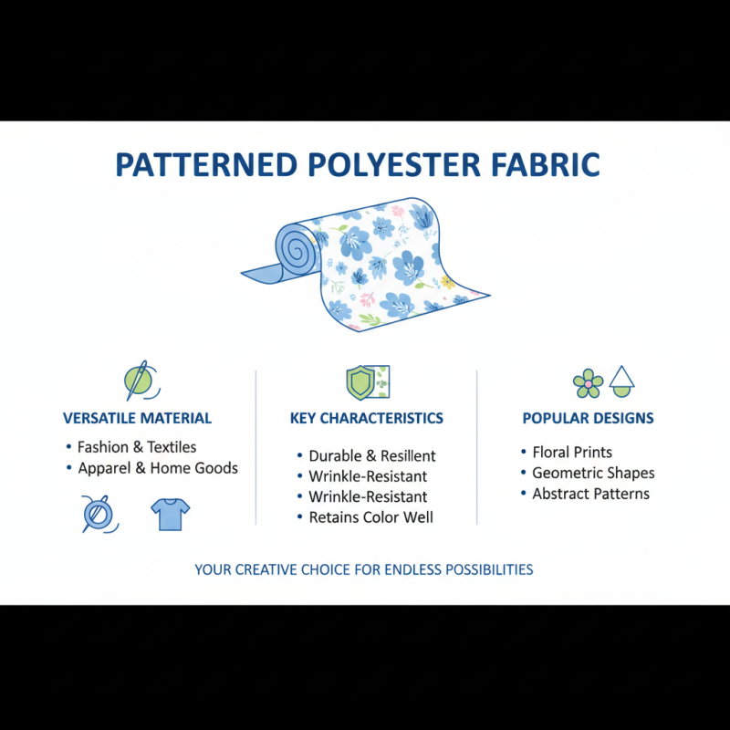What is Patterned Polyester Fabric and Its Uses?