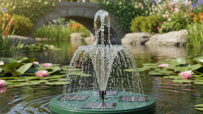 What is a Solar Powered Floating Fountain and How Does It Work?