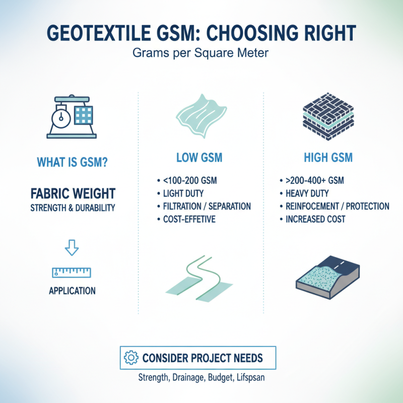 How to Choose the Right GSM Geotextile for Your Project?