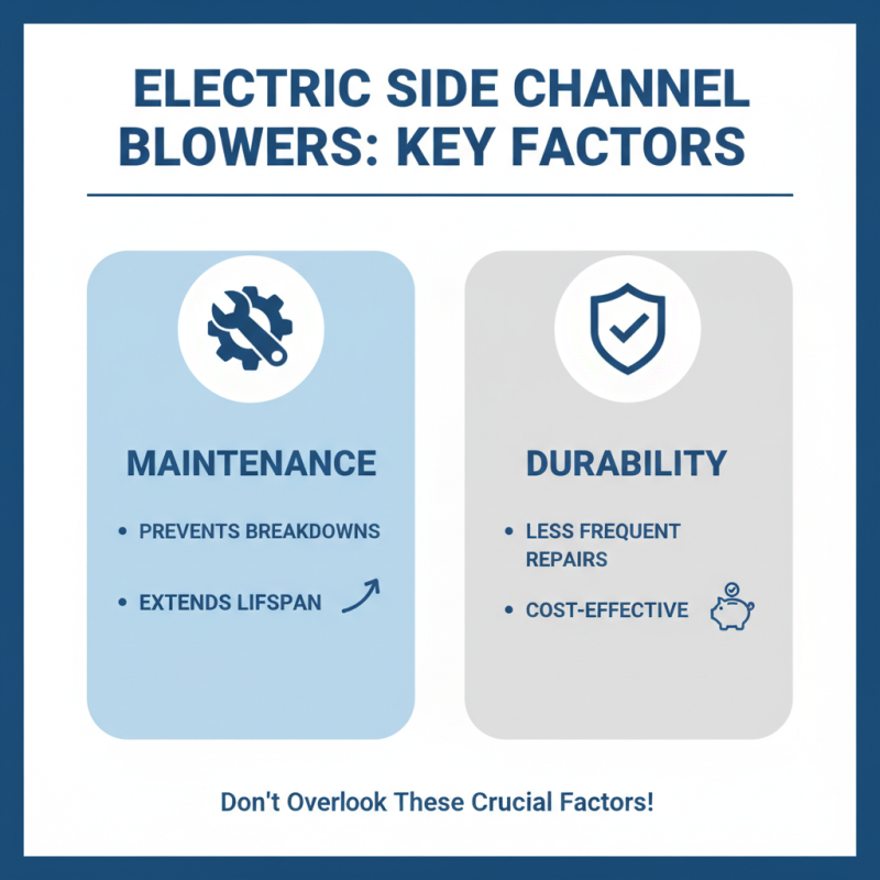 10 Essential Tips for Choosing an Electric Side Channel Blower