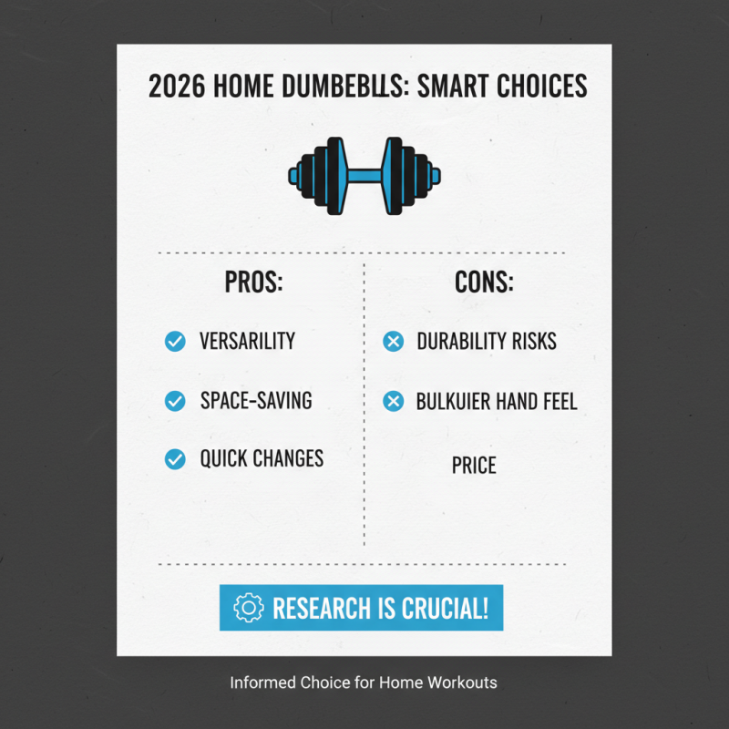 2026 Best Dumbbell Adjustable Options for Home Workouts?