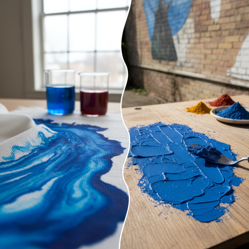 How to Choose Between Dyes and Pigments for Your Projects?