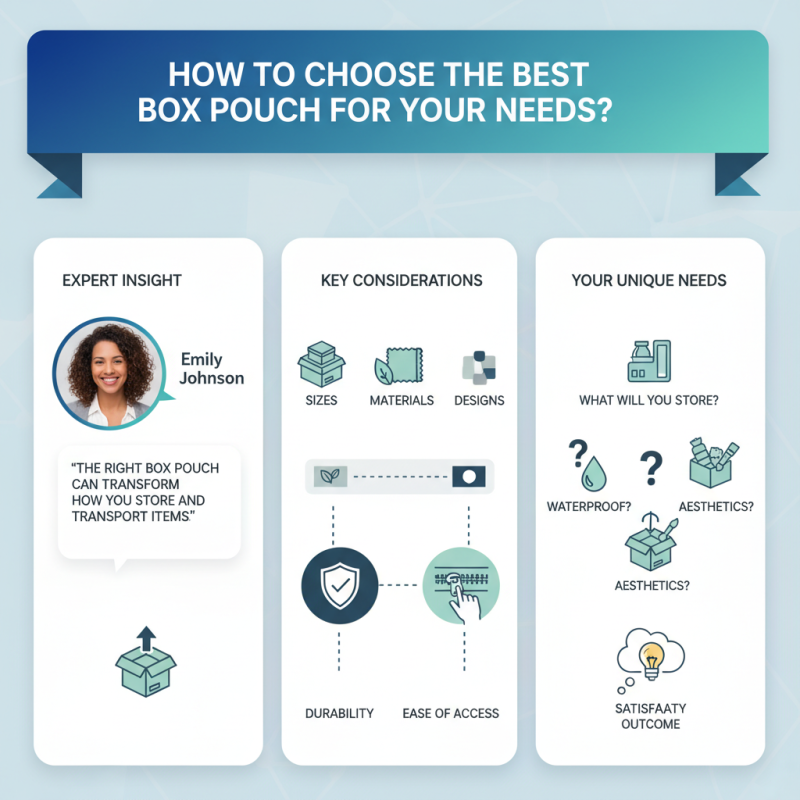 How to Choose the Best Box Pouch for Your Needs?