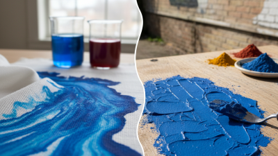 How to Choose Between Dyes and Pigments for Your Projects?