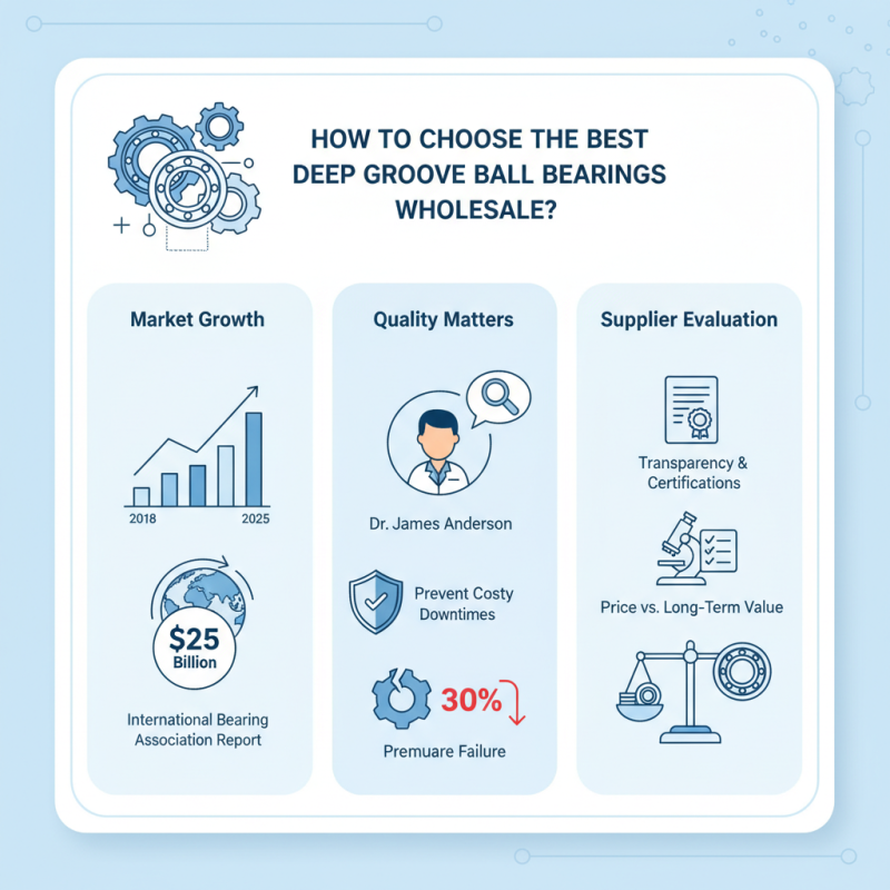 How to Choose the Best Deep Groove Ball Bearings Wholesale?