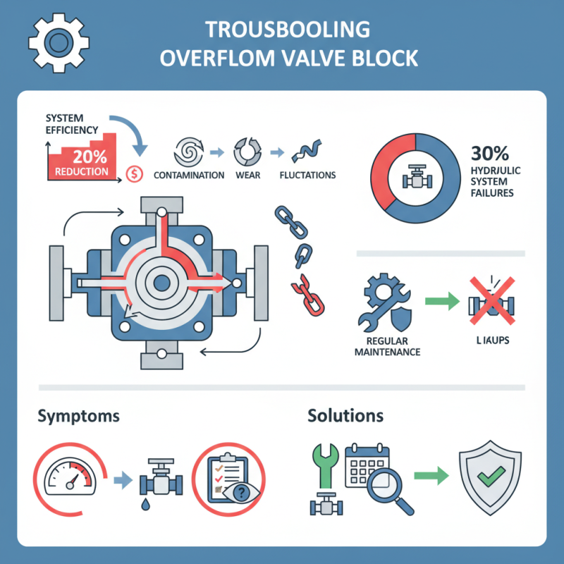 How to Troubleshoot an Overflow Valve Block Issue?