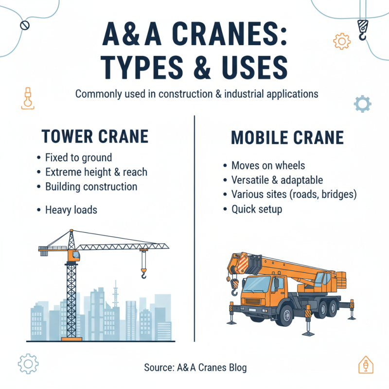 What Are A and A Crane Types and Their Uses?