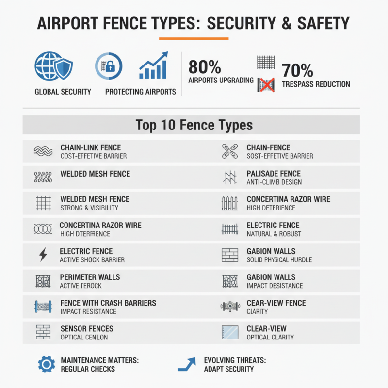 Top 10 Airport Fence Types for Security and Safety?