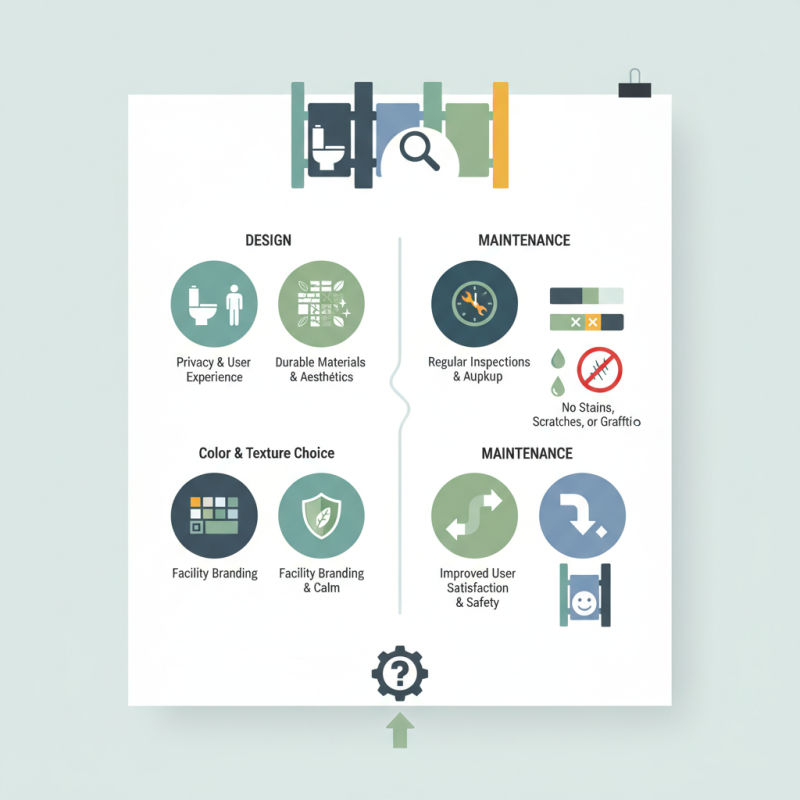 Best Practices for Restroom Stall Walls Design and Maintenance?