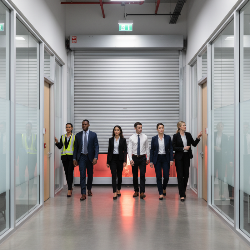 How to Properly Use Roll Down Fire Doors in Your Building?