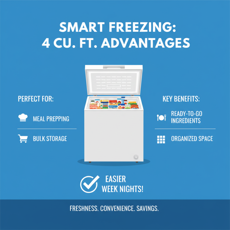Why Choose a 4 cu ft Freezer for Your Food Storage Needs?