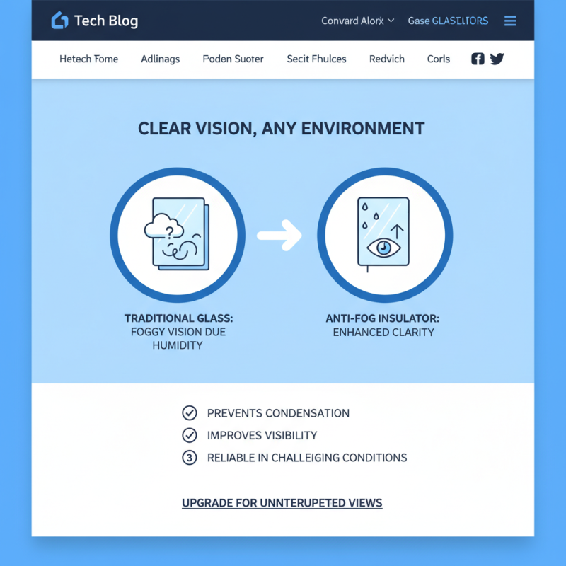 Top 10 Benefits of Using Anti Fog Glass Insulator for Clear Vision?