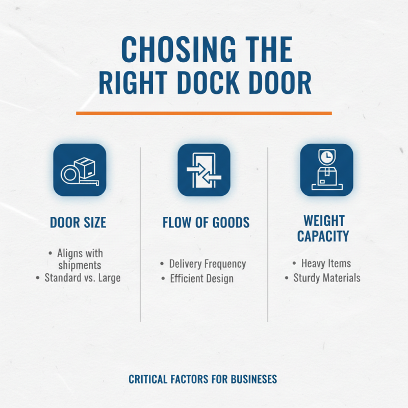How to Choose the Right Dock Door for Your Business Needs?