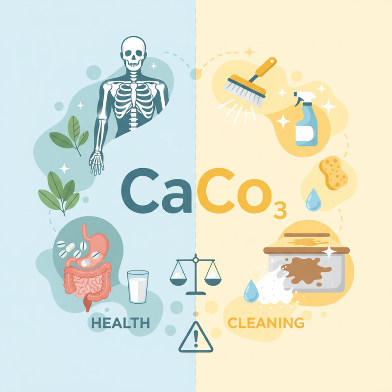 How to Use Calcium Carbonate Powder for Health and Cleaning?