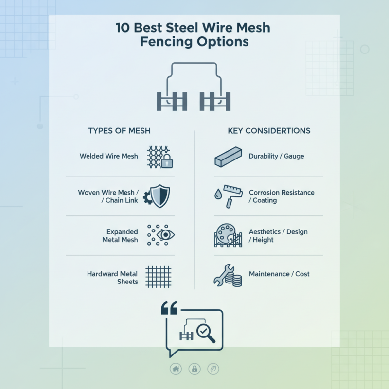10 Best Steel Wire Mesh Fencing Options for Your Property?