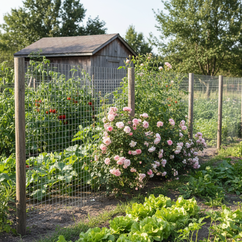 How to Use Welded Wire Mesh for Garden Fencing?