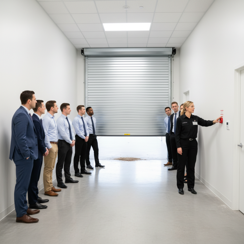 How to Properly Use Roll Down Fire Doors for Safety?