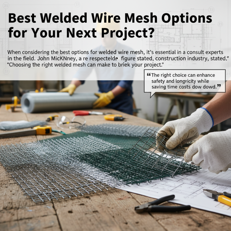 Best Welded Wire Mesh Options for Your Next Project?