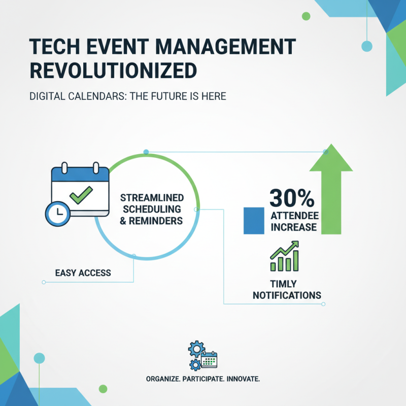 Why Use an Electronics Calendar to Organize Your Tech Events?