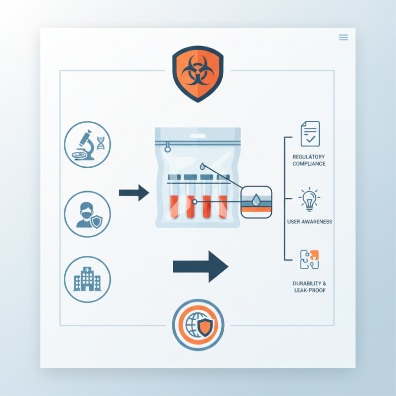 What is a biohazard transport bag and why is it important?