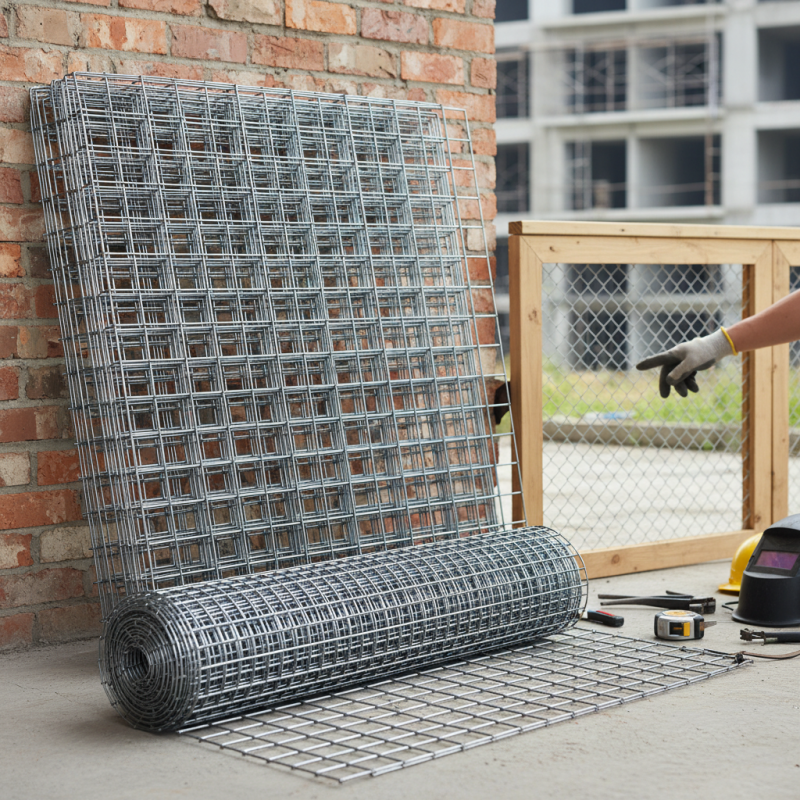 What is welded wire mesh and how is it used?