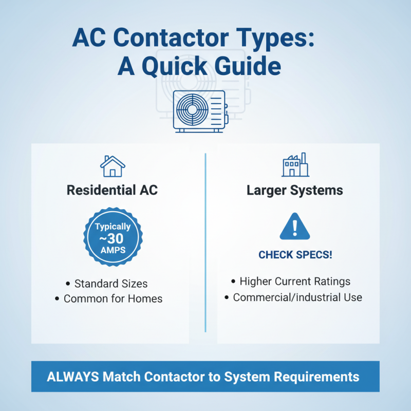 How to Choose the Right Air Conditioner Contactor for Your System?